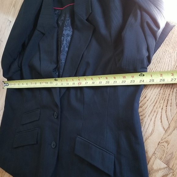 (18W) George Plus Classic Contemporary Embroidered Office Padded Shoulder Classy - Picture 7 of 9